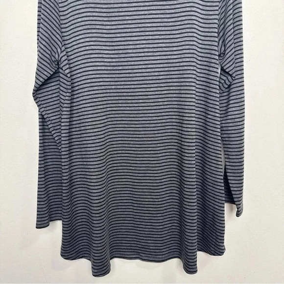 Eileen Fisher  Womens Medium Striped Long-Sleeve Tunic - Picture 15 of 16